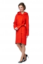 Женское пальто из текстиля с капюшоном 8011982-2