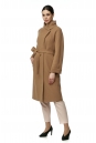 Женское пальто из текстиля с воротником 8016090-2