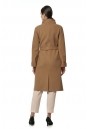 Женское пальто из текстиля с воротником 8016090-3