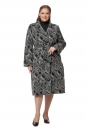 Женское пальто из текстиля с воротником 8019650