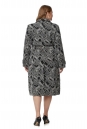 Женское пальто из текстиля с воротником 8019650-3