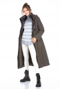 Женское пальто из текстиля с капюшоном 8022577-8