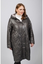 Женское пальто из текстиля с капюшоном 8023415-8