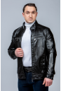 Мужская кожаная куртка из эко-кожи с воротником 8023665-7