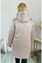 Женское пальто из текстиля с капюшоном 8024040-5