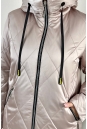 Женское пальто из текстиля с капюшоном 8024040-6